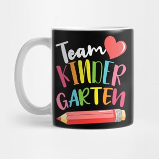Team Kindergarten Cute Back To School Gift For Teachers and Students Mug